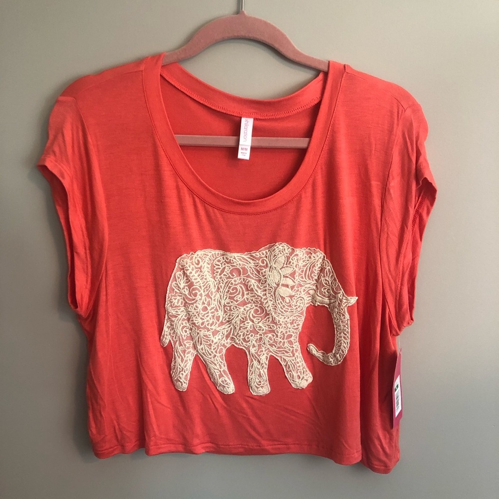 Elephant Crop Top